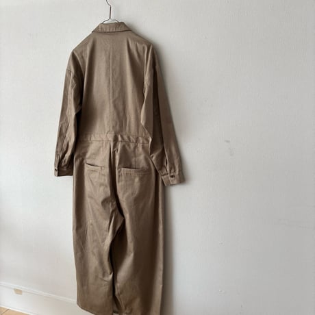 atelier naruse  コットンカシュクール オーバーオール・ベイジュ