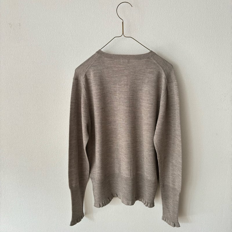 homspun 梳毛12G クルーネックカーディガン | itonowa Life ONLIN homspun 梳毛12G クルーネックカーディガン | itonowa Life ONLIN