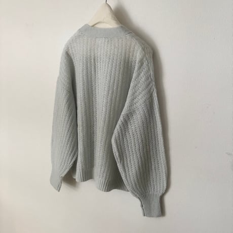 yuni wool Mohair Nylon カーディガン