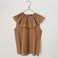 オールドマンズテーラー   SILK COTTON PIERROT COLLAR NO SLEEVE