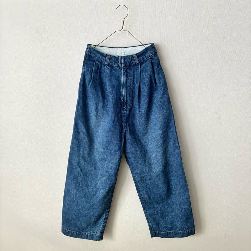 オールドマンズテーラー TUCK DENIM WIDE PANTS （VINTAGE LIK