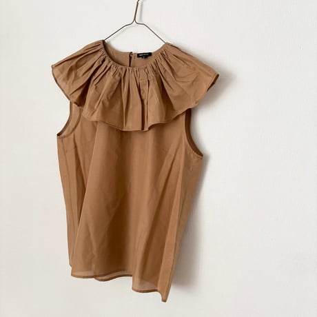 オールドマンズテーラー   SILK COTTON PIERROT COLLAR NO SLEEVE