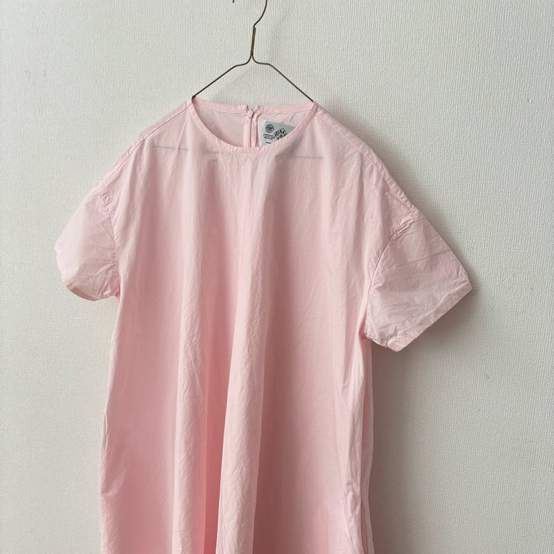 オールドマンズテーラー GARMENT DYE BUGGY DRESS・ Pink | it