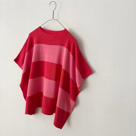 NATURAL LAUNDRY　ハイツイストボーダー ブロックプルオーバー