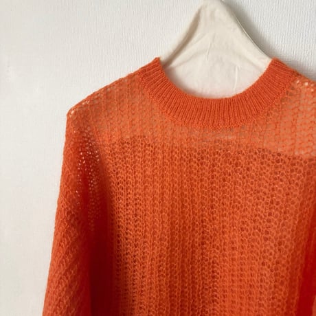 yuni wool Mohair Nylon loose プルオーバー