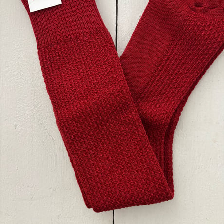 homspun コットンウール カノコ編みハイソックス