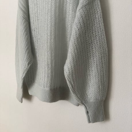 yuni wool Mohair Nylon loose プルオーバー