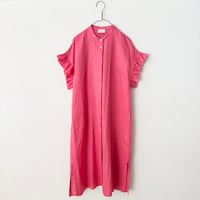 yuni 60/1 Linen gather sleeves ワンピース