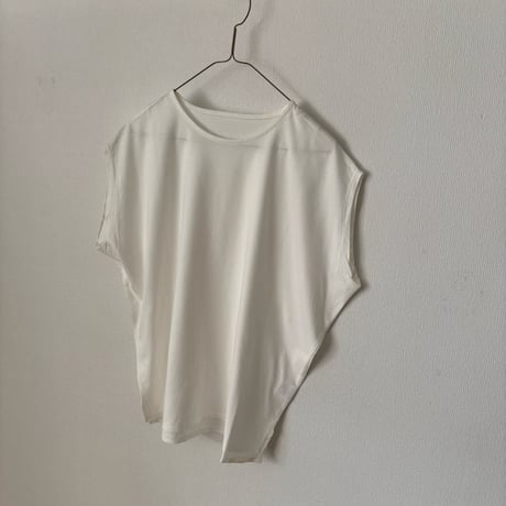 koton オーガニックコットン天竺 ドロップショルダーノースリーブプルオーバー
