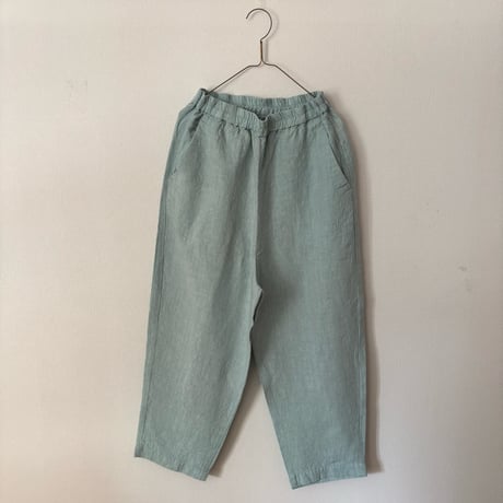 Hands of creation  fanage Linen イージーテーパードパンツ