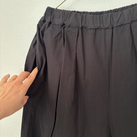 HAU  pants "kapok" ・ブラック