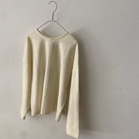 TISSU ウール圧縮天竺 2wayカーディガン