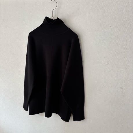 yuni  コットンスムース 2way high neck knit