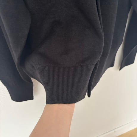 UNIVERSAL TISSU French Pure Linen クルーネック カーディガン