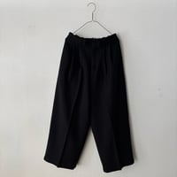 yuni リネンポリエステル WIDE PANTS