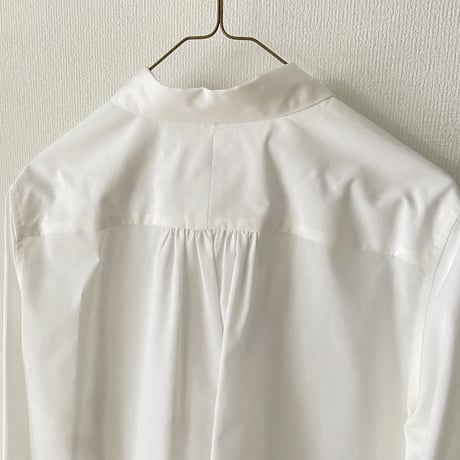 atelier naruse FORMAL コットン丸襟シャツ