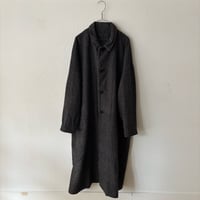 TISSU リニュールビーバーグレンチェック ステンカラーコート・サイズ3