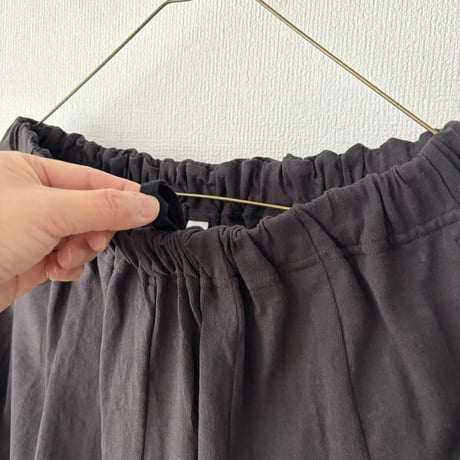 NATURAL LAUNDRY ライト度詰天竺 コクーンパンツ