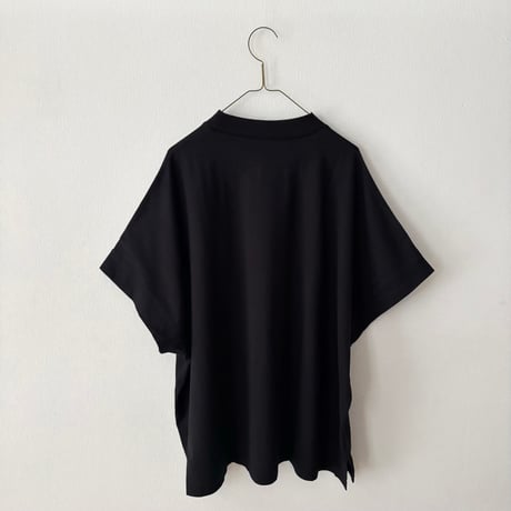 TISSU  クラッシック天竺 モックネックドルマンTシャツ