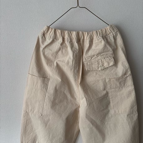 Hands of creation Organic Cottonネップウェザークロス イージーオーバルパンツ