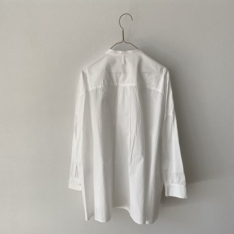 yuni コットンキャッチワッシャーワイドブラウス