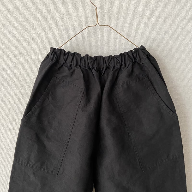 koton 麻　レーヨン　黒　テーパードパンツ　フリーサイズ テーパードパンツ レディース 大きいサイズ 春夏秋冬 ストレッチ