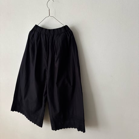 Hands of creation 40/-キャンブリック広巾刺繍 キュロットスカート