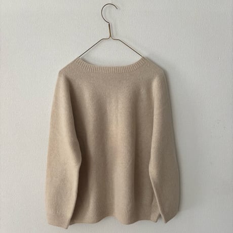 Hands of creation  ウールカシミヤ 7G求心 2way カーディガン