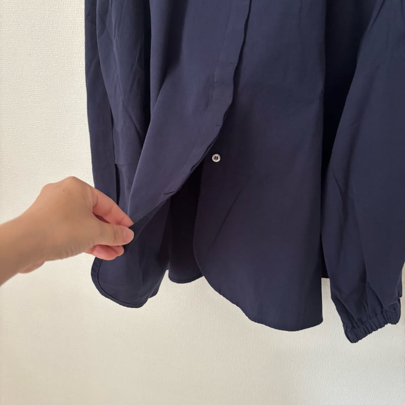 Hands of creation 高密度ヴィンテージ フリル比翼仕立てブラウス | ito