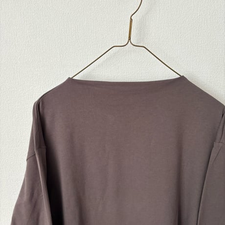 atelier naruse cotton high neck cut&sew(long sleeve)