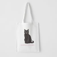 77NEEDLE WORKS TOTE BAG・BLACK CAT
