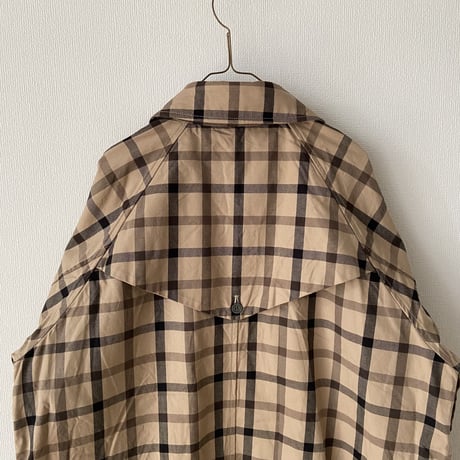 TISSU HIGH DENSITY EFFORTLESS TRENCH   チェック柄