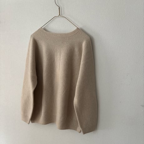 Hands of creation  ウールカシミヤ 7G求心 2way カーディガン
