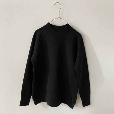 atelier naruse コットン吊り裏毛モックネックスウェット