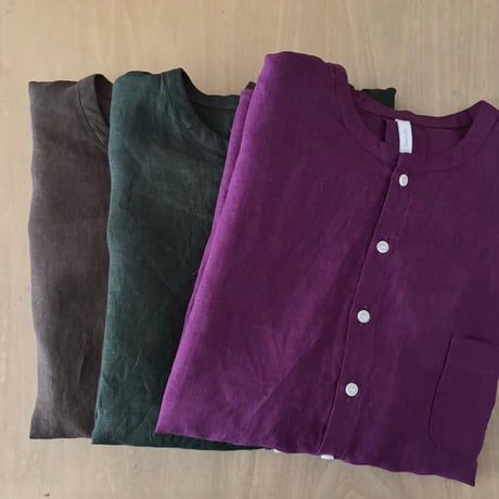 NATURAL LAUNDRY 60リネン ランドスケープシャツ