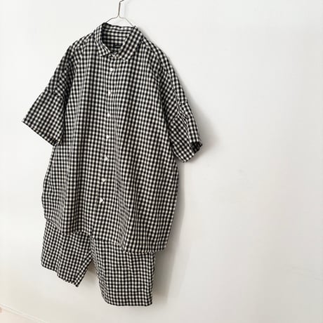 オールドマンズテーラー  GINGHAM CHECK HALF GOM PANTS