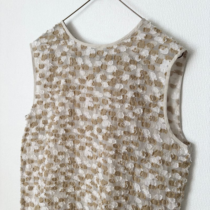 qiri 木漏れ日 back ribbon blouse・サンド | itonowa Li