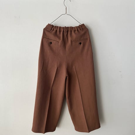 yuni リネンポリエステル WIDE PANTS