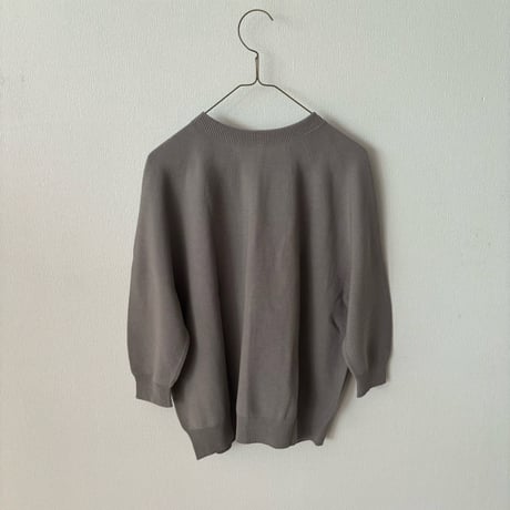 Hands of creation plus 強撚ガスコットン ガーター求心2wayカーディガン