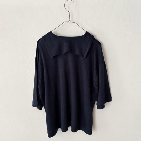 NATURAL LAUNDRY　ベルギーリネン天竺 マリンTシャツ