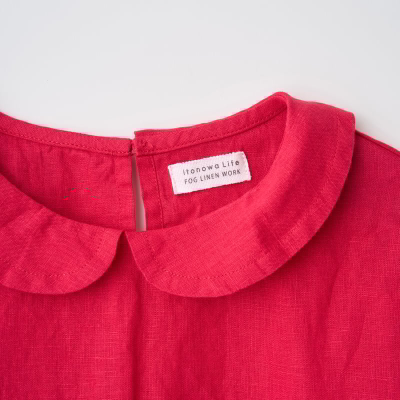 FOG LINEN WORK itonowa Life別注 丸襟 ブラウス fog linen work」がつくる「itonowa Life（イトノワライフ）」別注丸襟