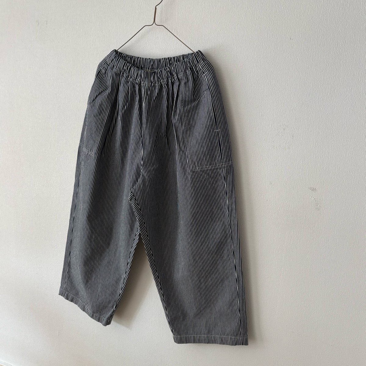 homspun 10オンスデニムギャザーパンツ ・ヒッコリー | itonowa