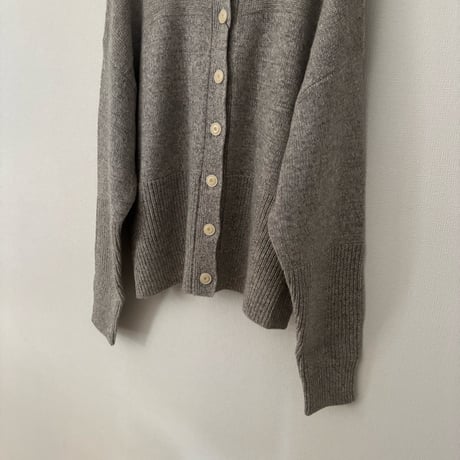 Hands of creation  LINEN WOOL 7G 2wayカーディガン