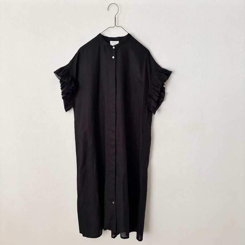 yuni 60/1 Linen gather sleeves ワンピース | itonowa