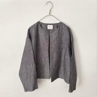 yuni Linen Cotton Polyester washer haori blouse