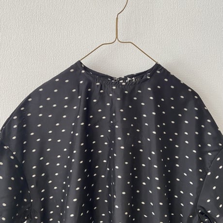 オールドマンズテーラー JACQUARD POLKA DOTS PULL OVER SHIRT