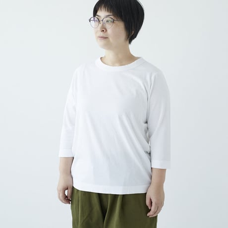 homspun 天竺Tシャツ 七分袖