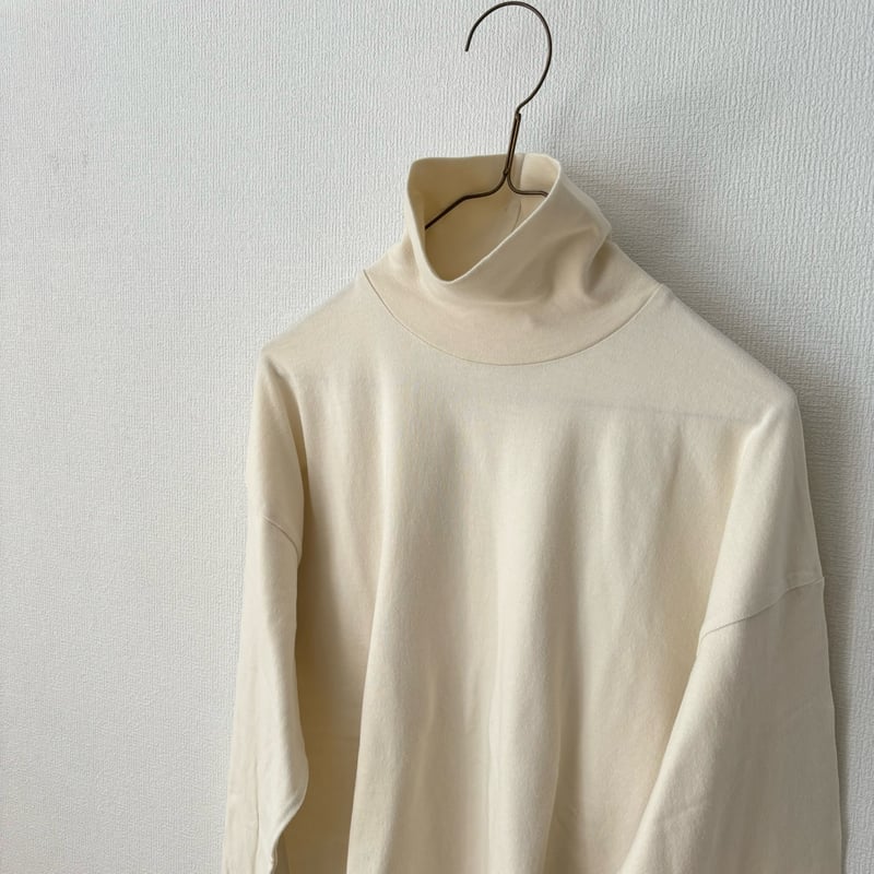 homspun 40/2天竺タートルネックプルオーバー | itonowa Life ONLI