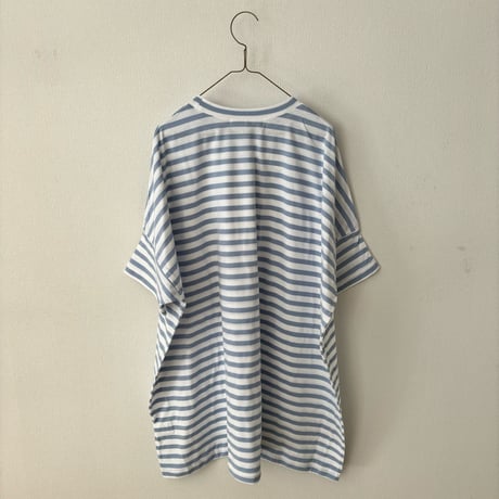 オールドマンズテーラー　GAUZE BOUDER OVERSIZE HALF T SHIRT