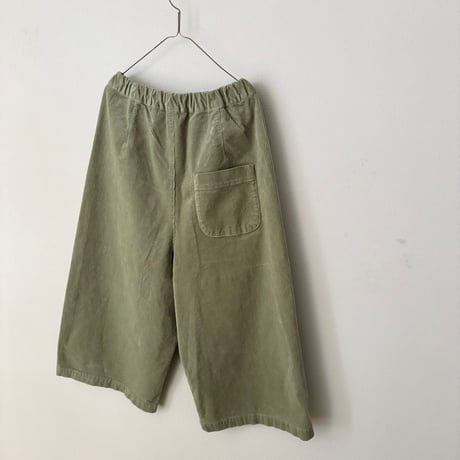 NATURAL LAUNDRY 8W ガウチョタックパンツ